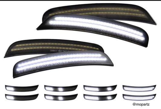 Chrysler 300 White Dynamic Reflector Side Marker Signal Lights