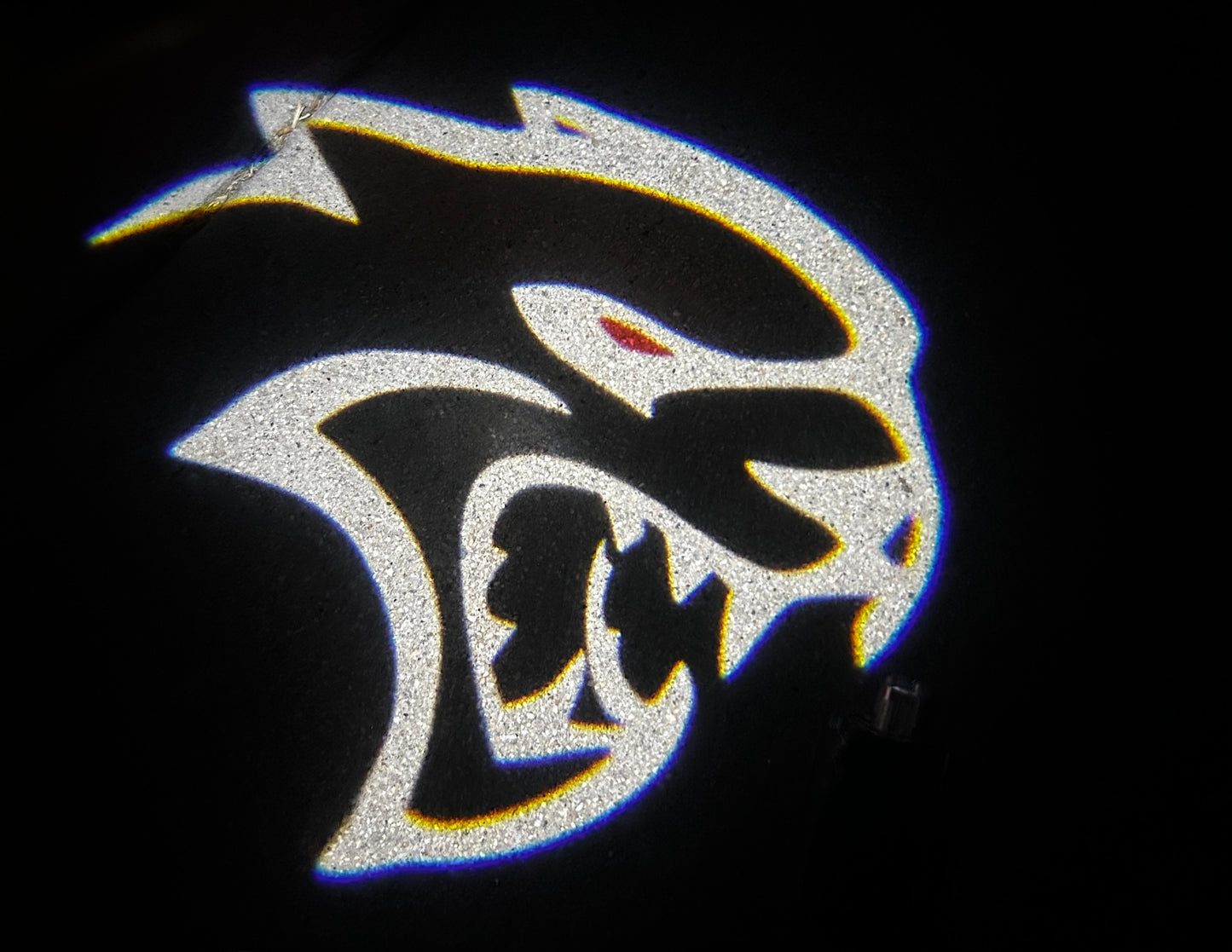 Challenger Red Eye Hellcat Puddle Lights