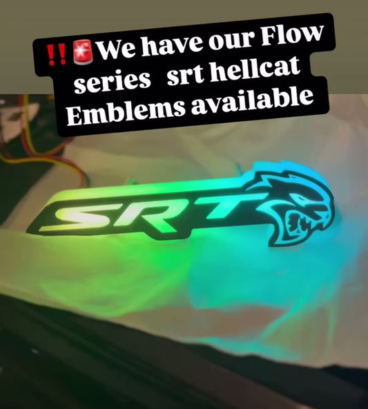 SRT Hellcat Flow Series Front Grille Emblem