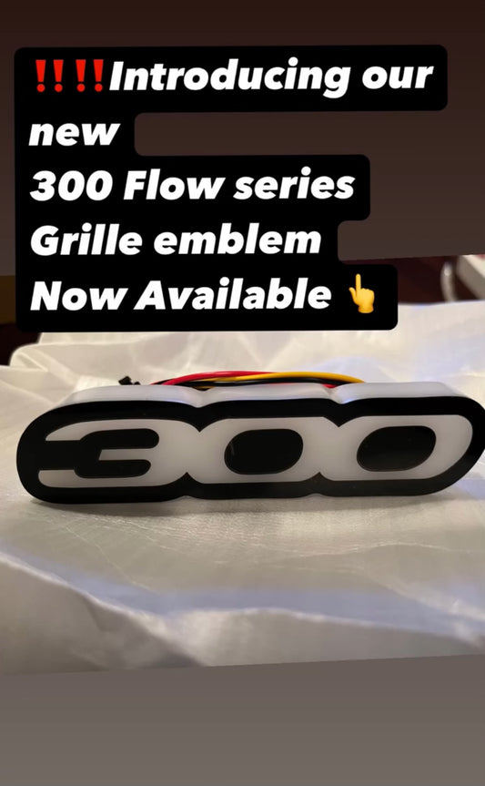 300 Flow Series Front Grille Emblem