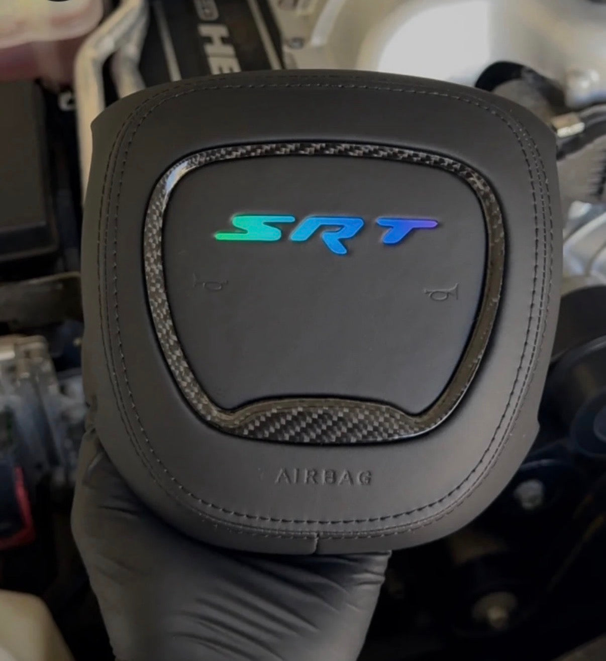 2015+ Dodge- Custom * LED* Air Bag Cover