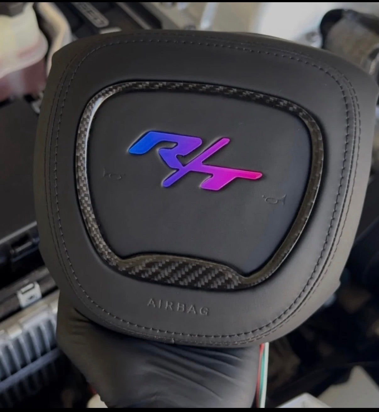 2015+ Dodge- Custom * LED* Air Bag Cover