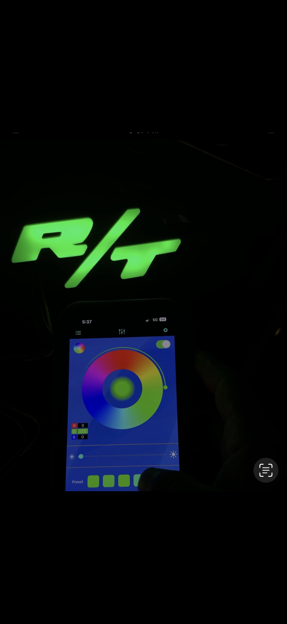 R/T Flow Series Front Grille Emblem
