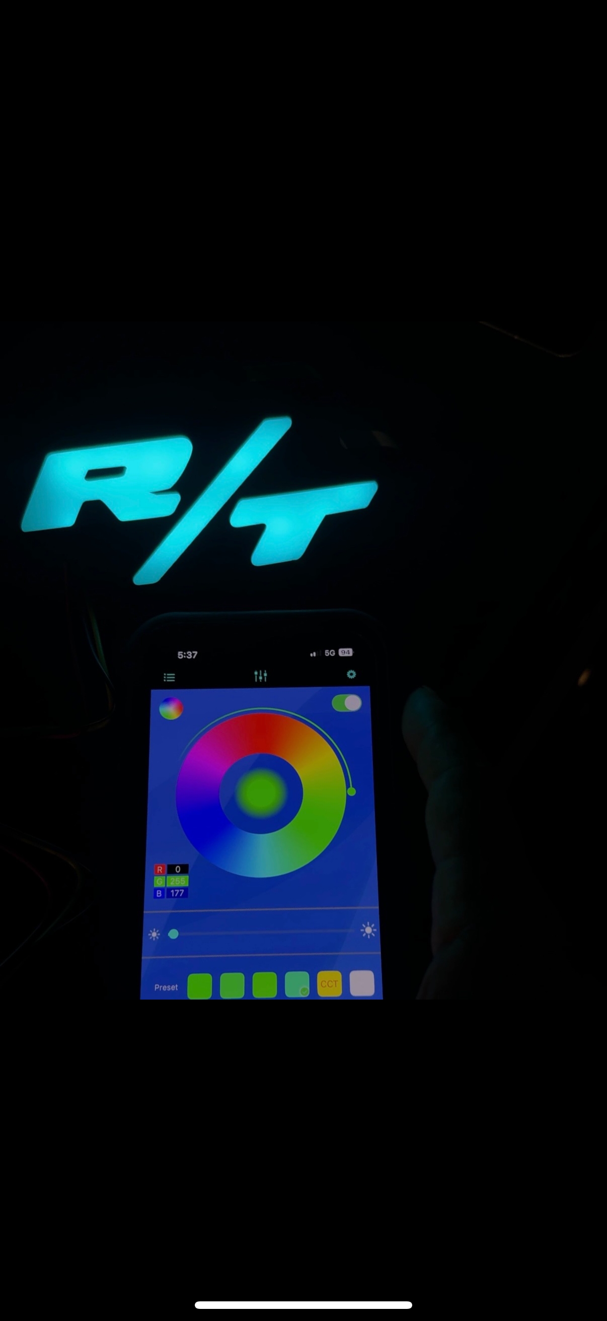 R/T Flow Series Front Grille Emblem